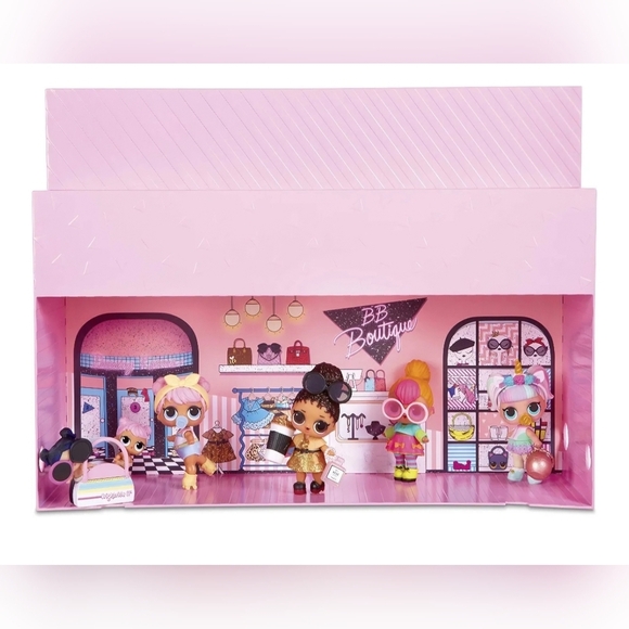 L.O.L. RARE Entertainment Surprise Pop UP Display Case Pink With Exclusive Doll - Picture 3 of 9